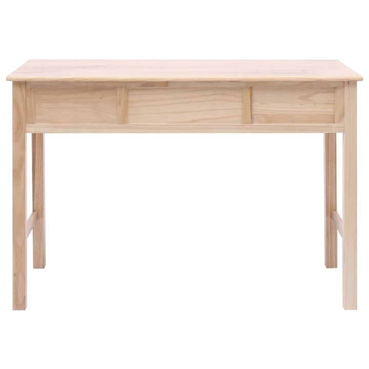 skrivebord 110 x 45 x 76 cm træ naturfarvet