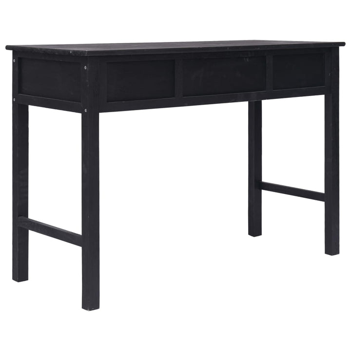 konsolbord 110 x 45 x 76 cm træ sort