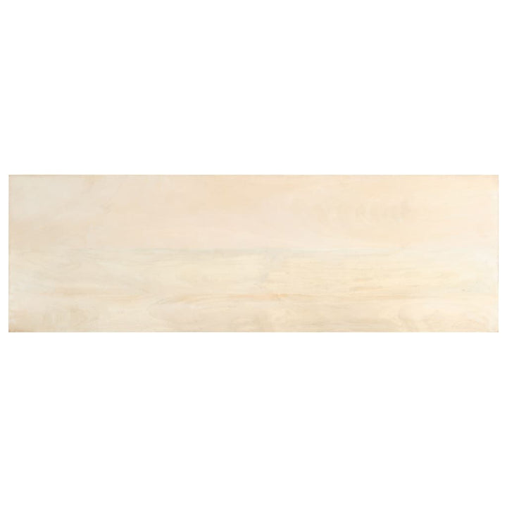 konsolbord 110x35x77 cm massivt mangotræ