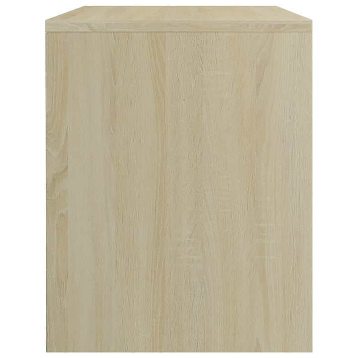 sengeborde 2 stk. 40x30x40 cm konstrueret træ Sonoma-eg