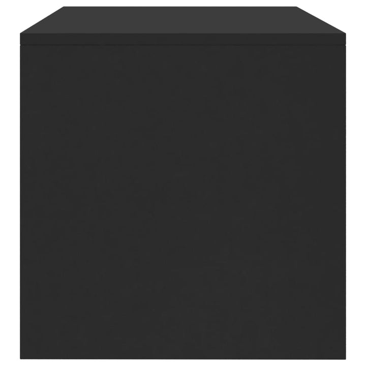 tv-bord 120x40x40 cm konstrueret træ sort