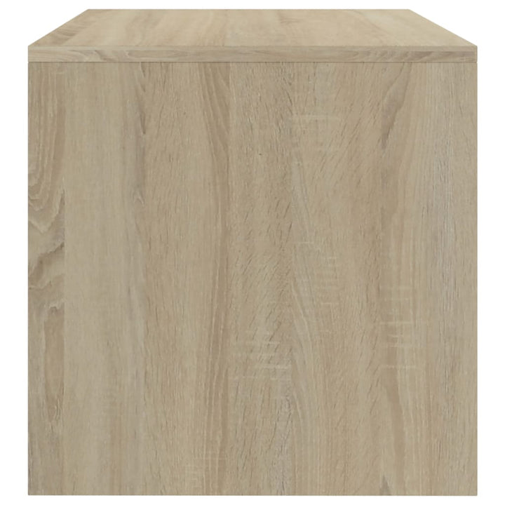 tv-bord 120x40x40 cm konstrueret træ sonoma-eg