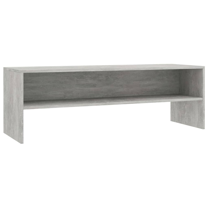tv-bord 120x40x40 cm konstrueret træ betongrå