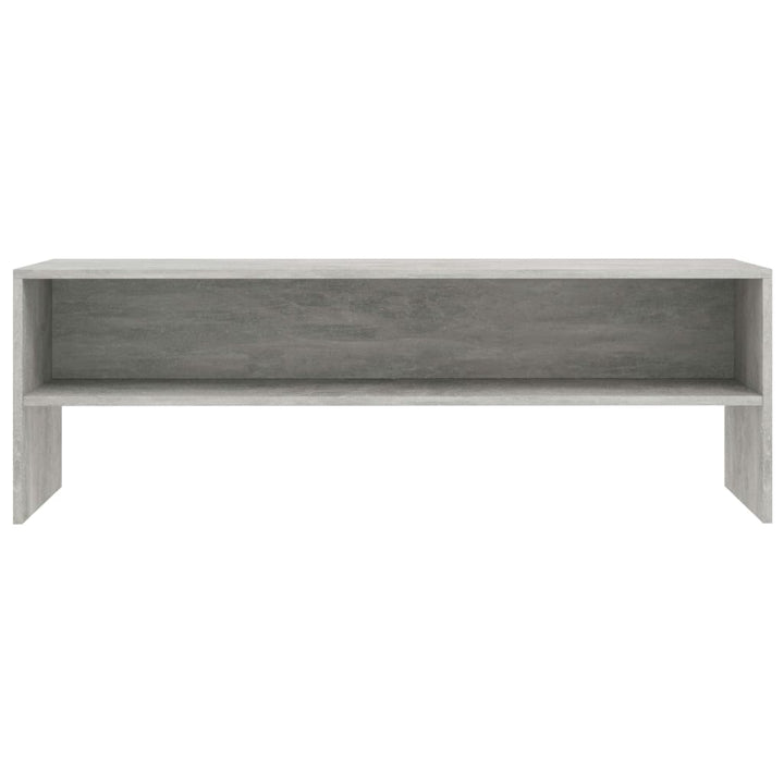 tv-bord 120x40x40 cm konstrueret træ betongrå