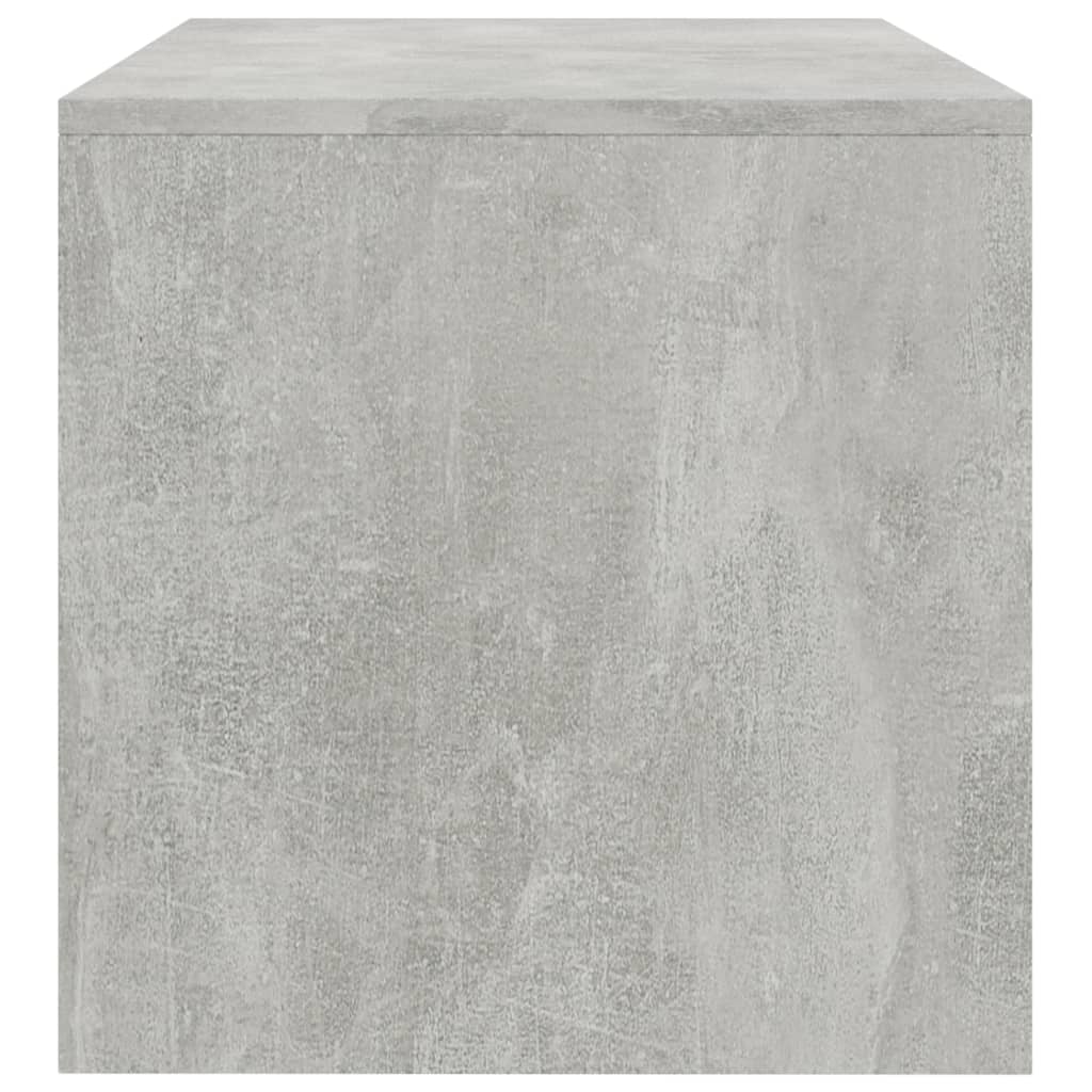 tv-bord 120x40x40 cm konstrueret træ betongrå