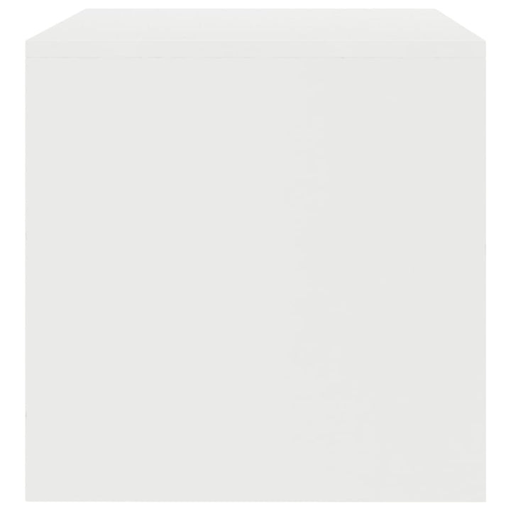 tv-bord 100x40x40 cm konstrueret træ hvid