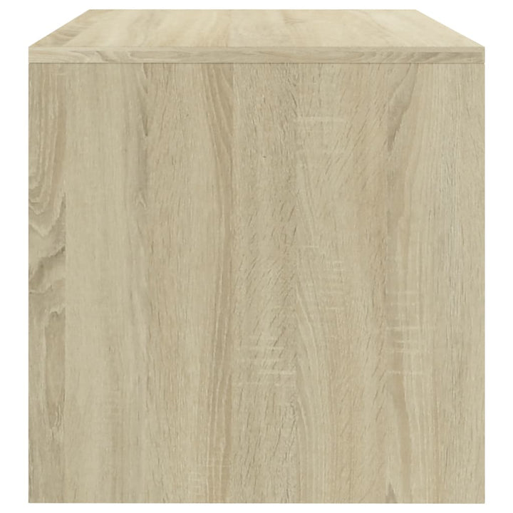 tv-bord 100x40x40 cm konstrueret træ sonoma-eg