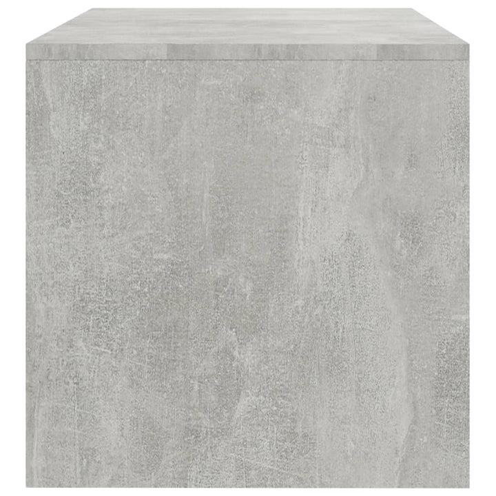 tv-bord 100x40x40 cm konstrueret træ betongrå