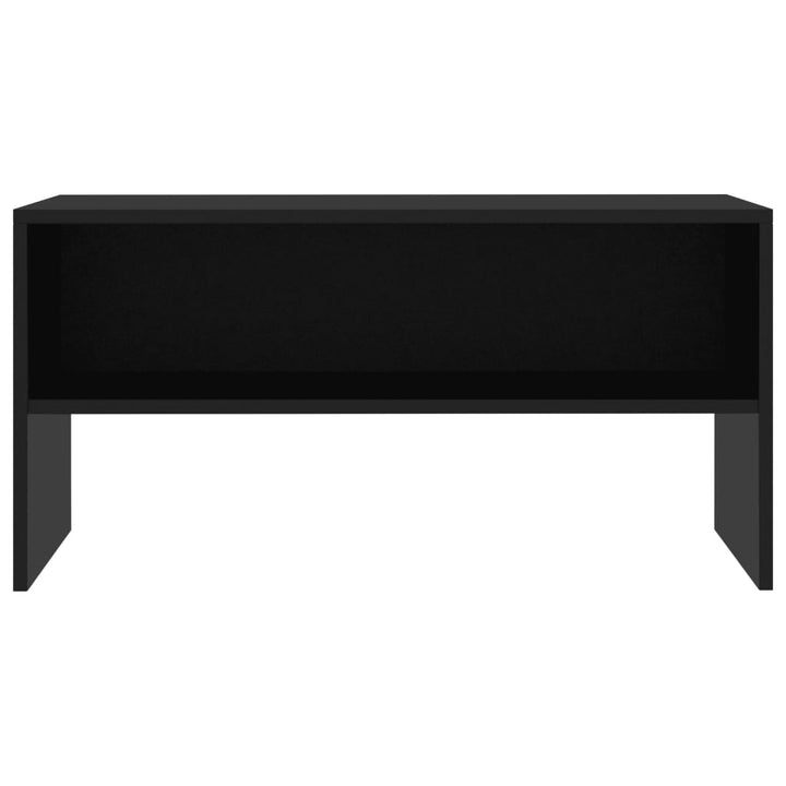 tv-bord 80x40x40 cm konstrueret træ sort