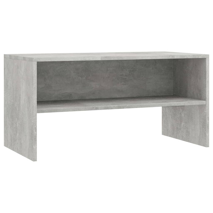 tv-bord 80x40x40 cm konstrueret træ betongrå