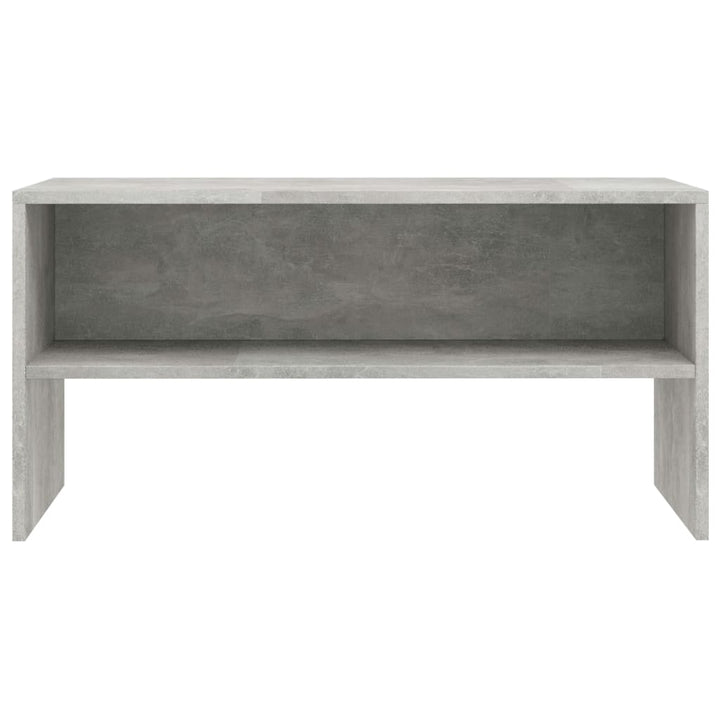 tv-bord 80x40x40 cm konstrueret træ betongrå