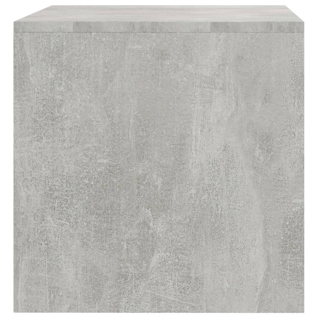 tv-bord 80x40x40 cm konstrueret træ betongrå