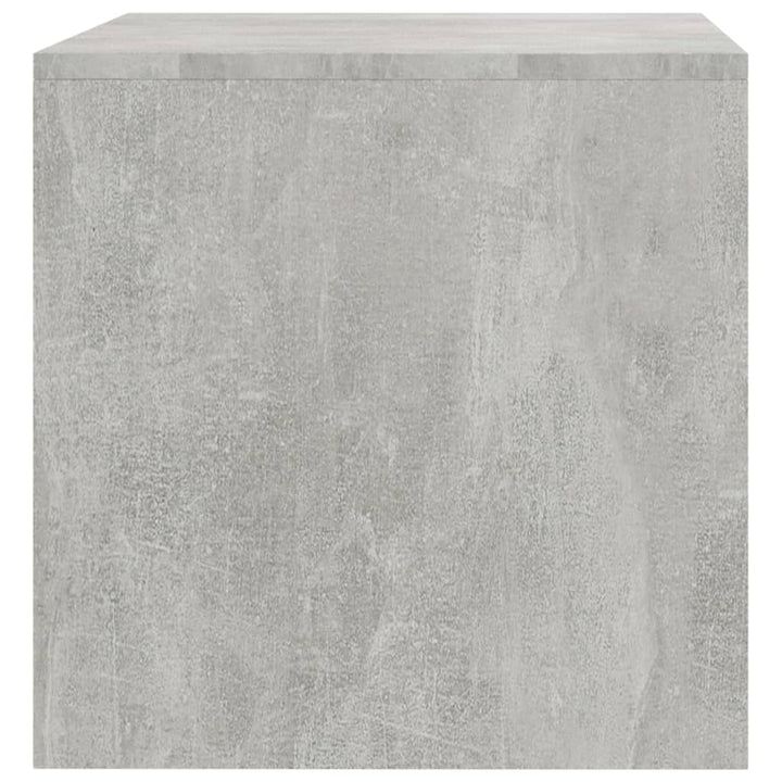tv-bord 80x40x40 cm konstrueret træ betongrå