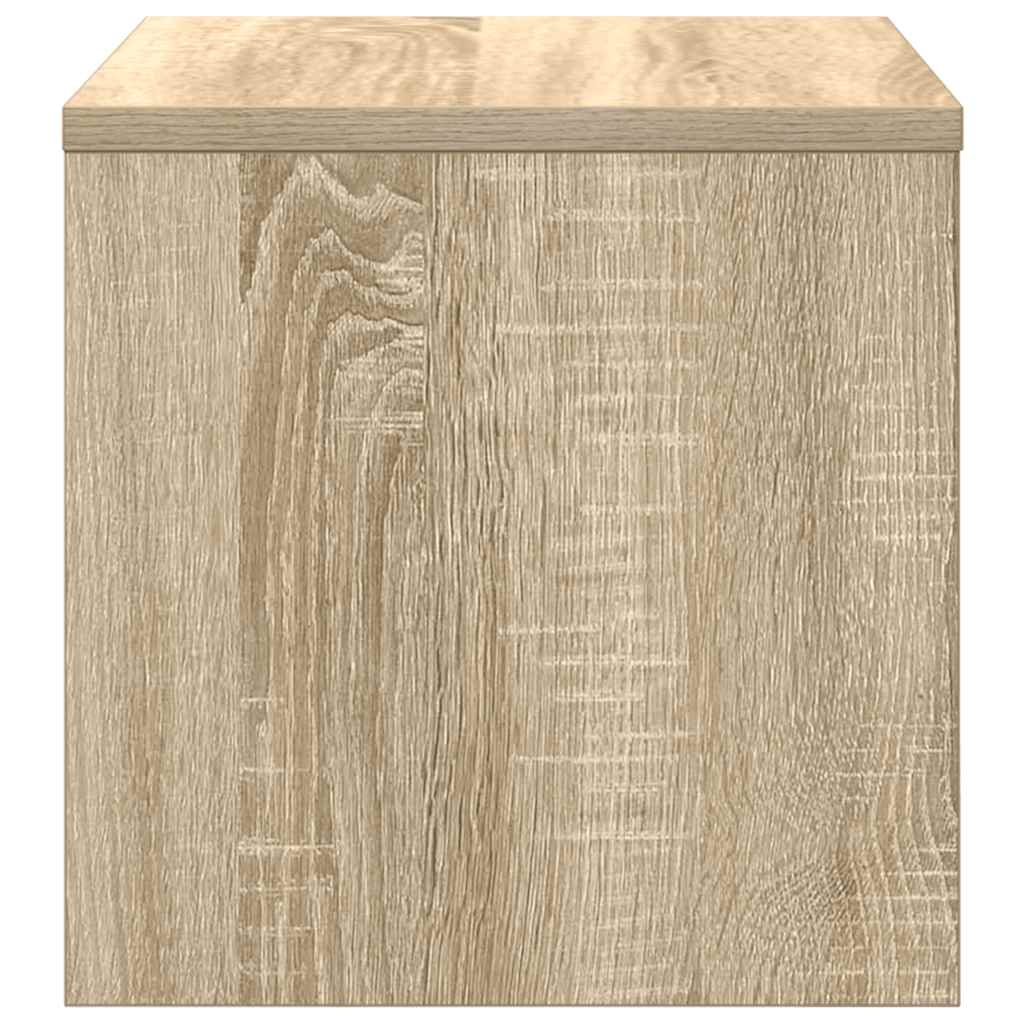 sengebord 40x30x30 cm konstrueret træ Sonoma-eg