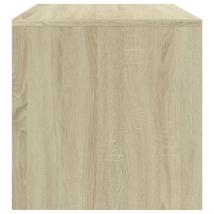 sengeborde 2 stk. 40x30x30 cm konstrueret træ Sonoma-eg