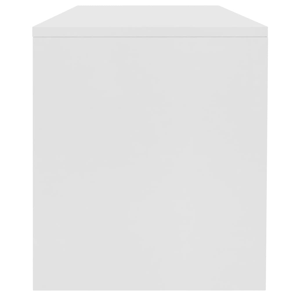 sofabord 100x40x40 cm konstrueret træ hvid