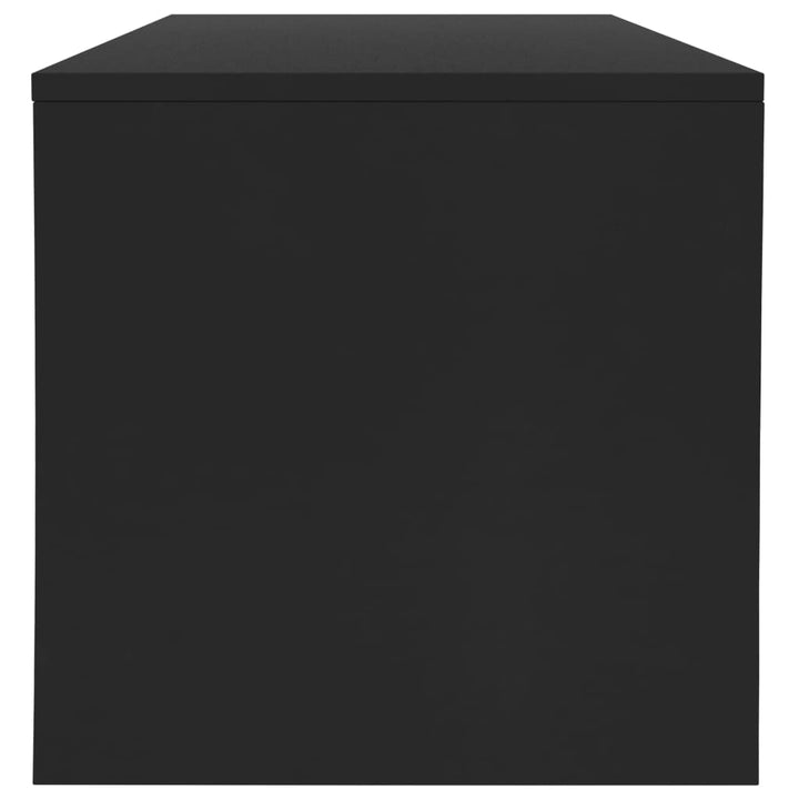 sofabord 100x40x40 cm konstrueret træ sort