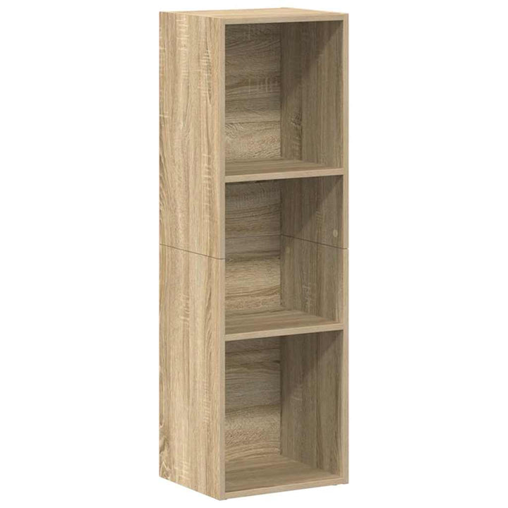 bogreol/tv-bord 36x30x114 cm konstrueret træ Sonoma-eg