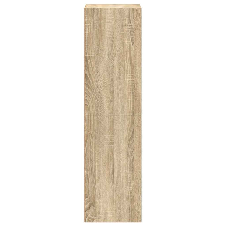 bogreol/tv-bord 36x30x114 cm konstrueret træ Sonoma-eg