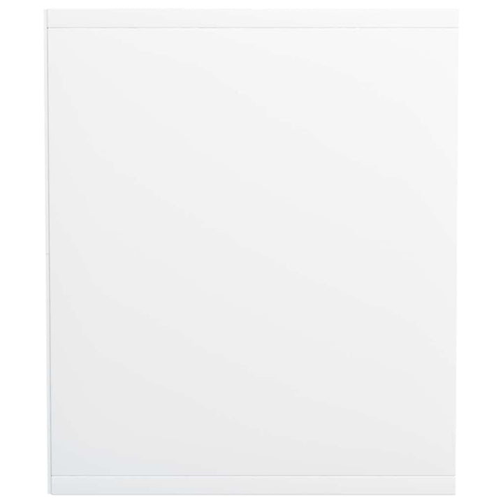 bogreol/tv-bord 36x30x143 cm konstrueret træ hvid