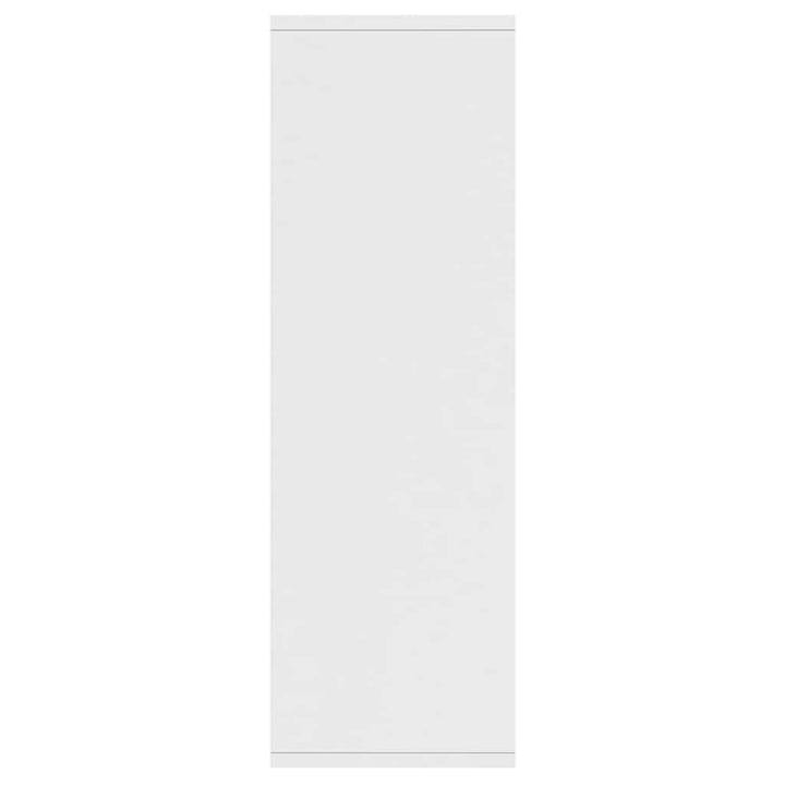 bogreol/skænk 50x25x80 cm konstrueret træ hvid