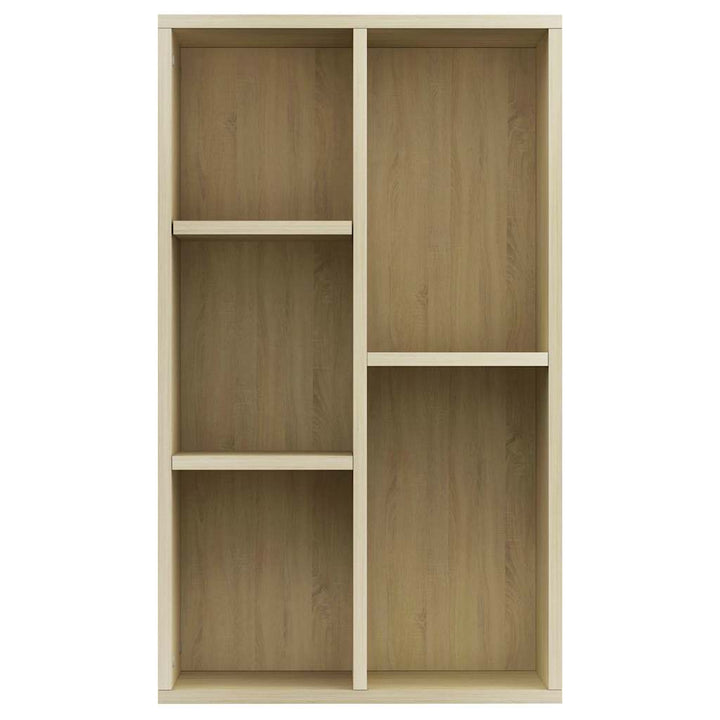 bogreol/skænk 50x25x80 cm konstrueret træ sonoma-eg