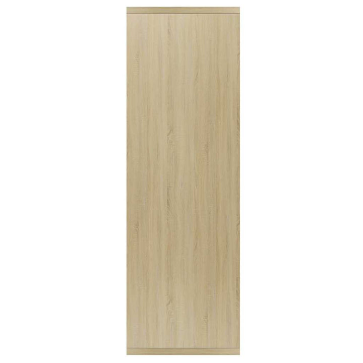 bogreol/skænk 50x25x80 cm konstrueret træ sonoma-eg