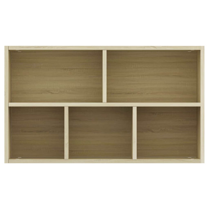 bogreol/skænk 50x25x80 cm konstrueret træ sonoma-eg