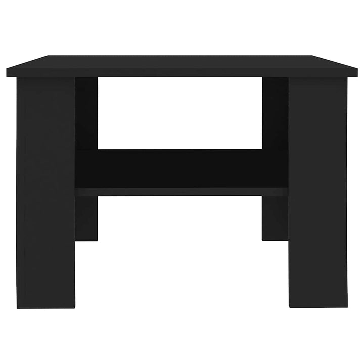 sofabord 60x60x42 cm konstrueret træ sort