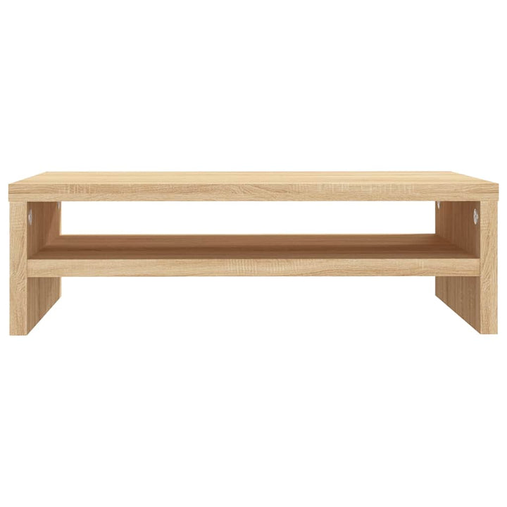 skærmstander 42x24x13 cm konstrueret træ sonoma-eg