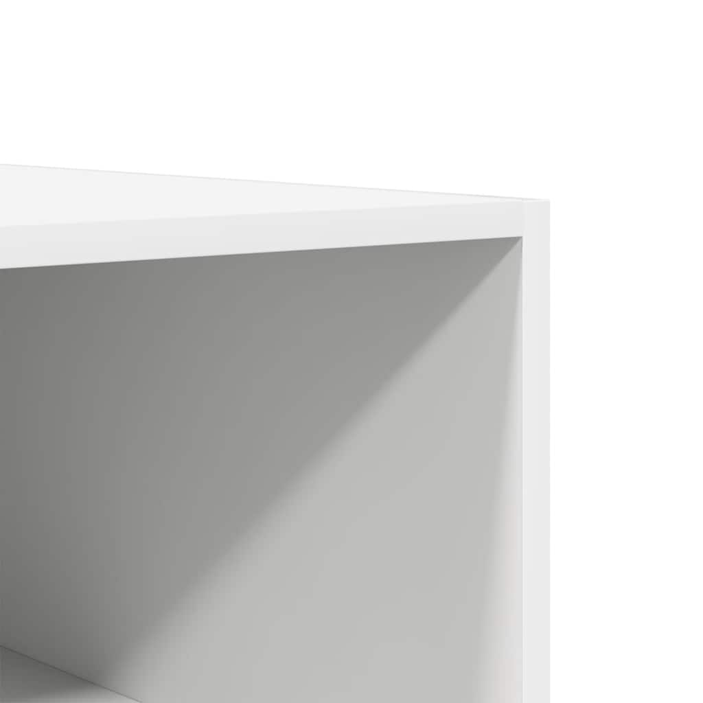 klædeskab 100x50x200 cm konstrueret træ hvid