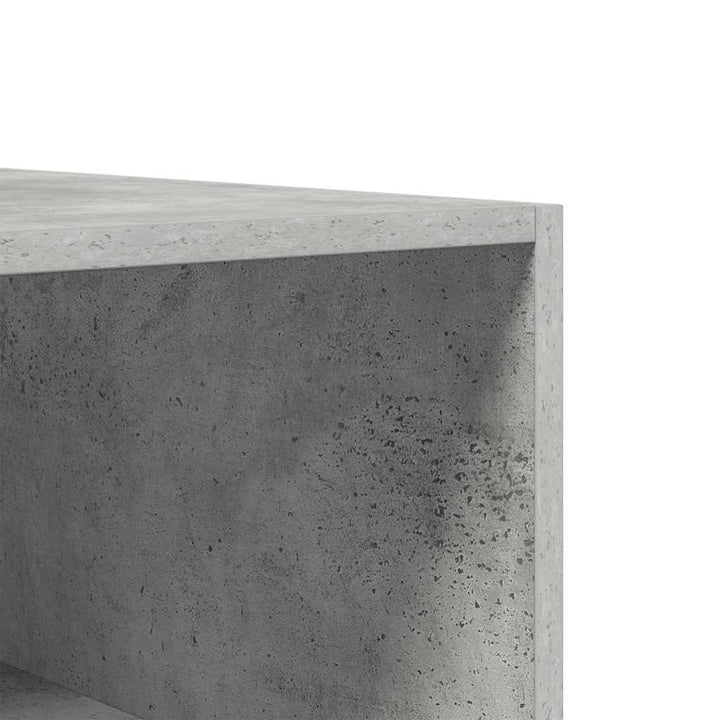 klædeskab 50x50x200 cm konstrueret træ betongrå