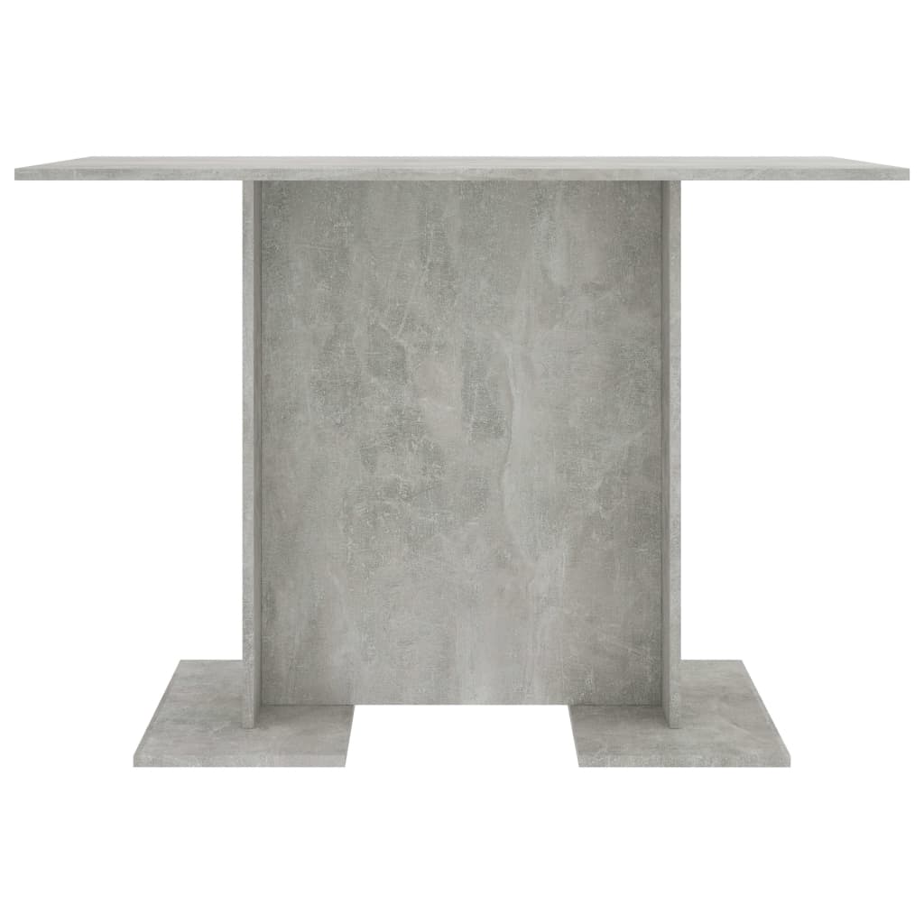spisebord 110x60x75 cm konstrueret træ betongrå