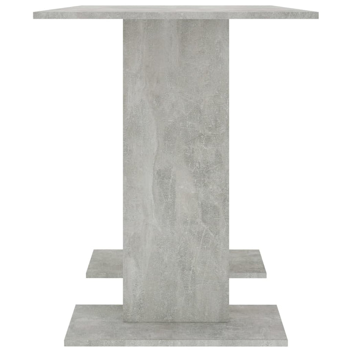 spisebord 110x60x75 cm konstrueret træ betongrå
