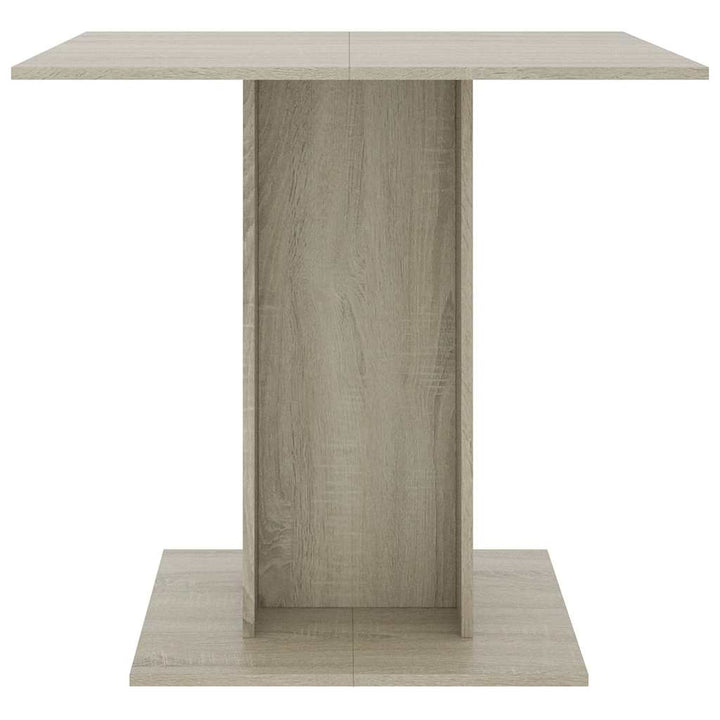spisebord 80 x 80 x 75 cm spånplade sonoma-eg