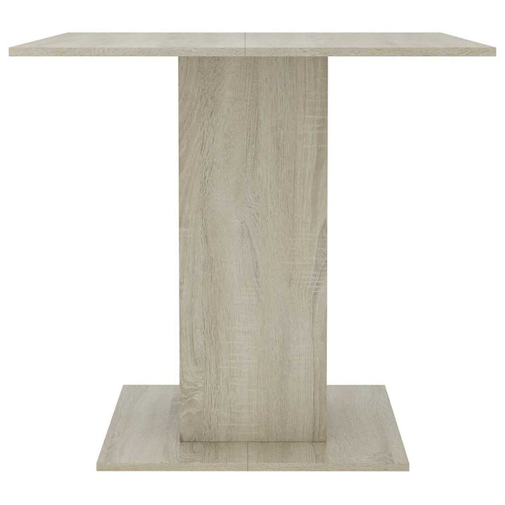 spisebord 80 x 80 x 75 cm spånplade sonoma-eg