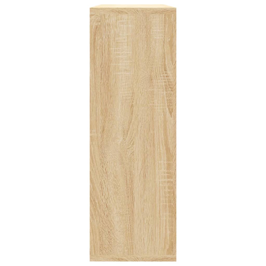 væghylder 104x20x58,5 cm konstrueret træ sonoma-eg