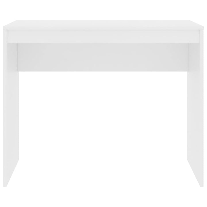 skrivebord 90x40x72 cm konstrueret træ hvid