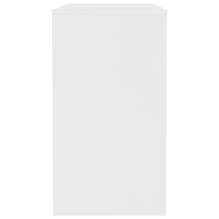 skrivebord 90x40x72 cm konstrueret træ hvid
