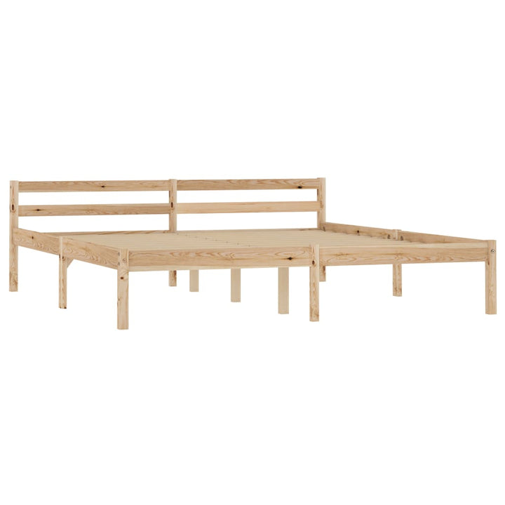 sengestel massivt fyrretræ 160 x 200 cm