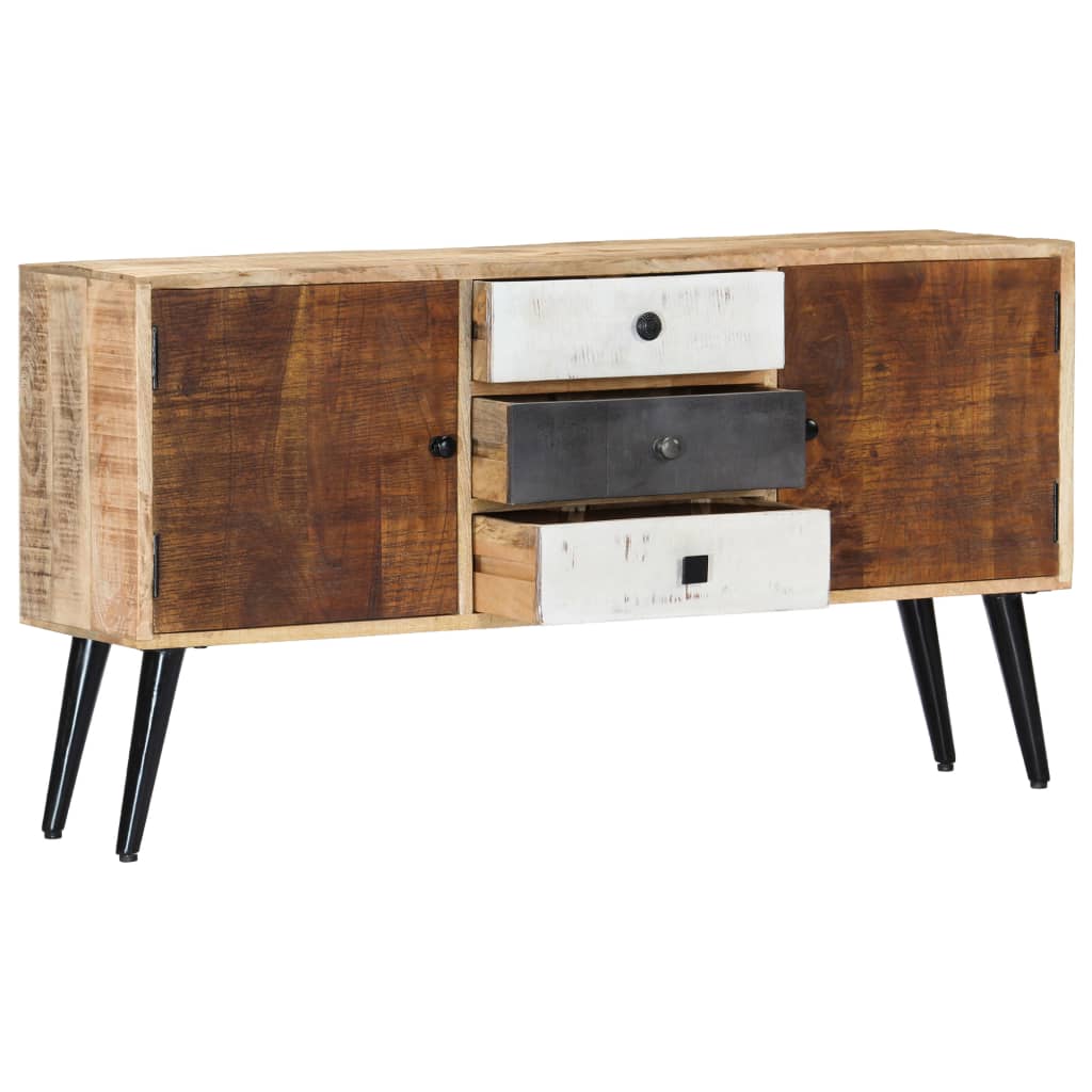 skænk 118 x 30 x 62 cm massivt mangotræ