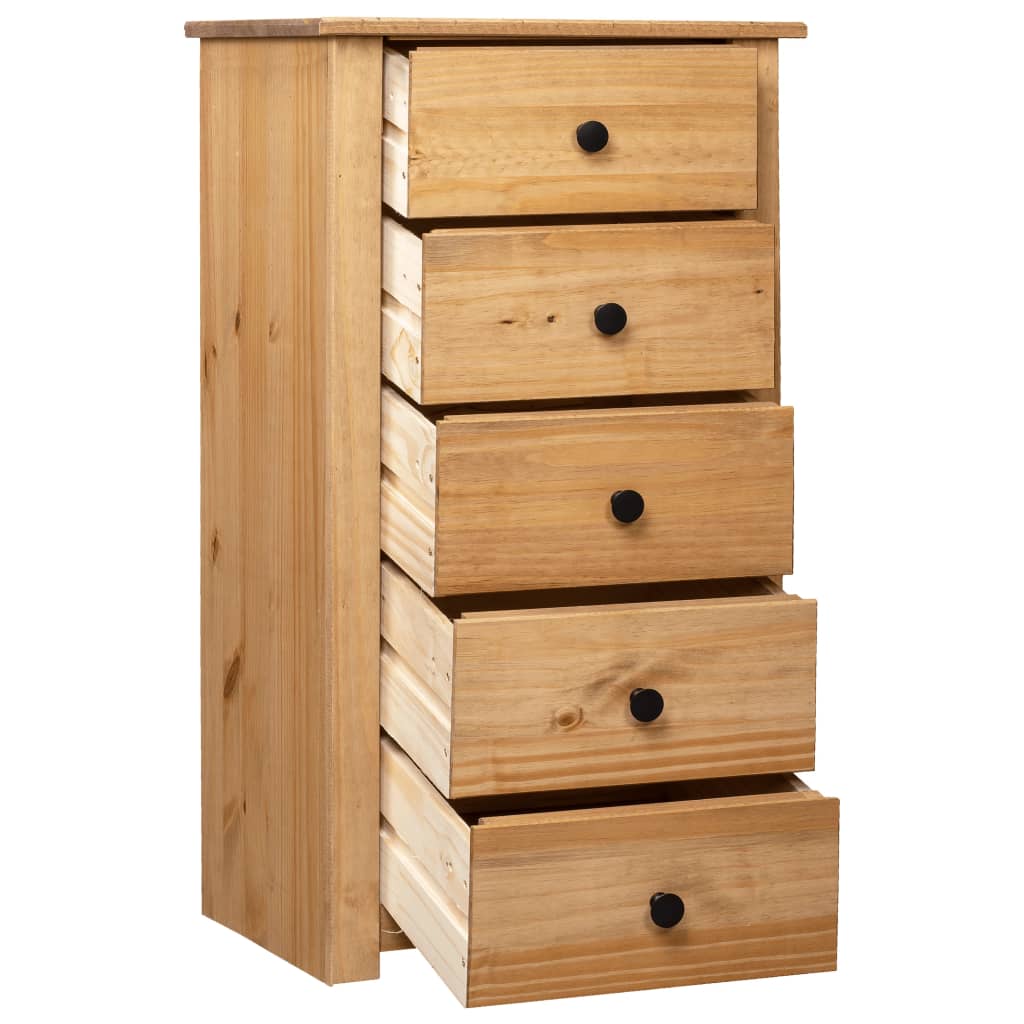 skænk Panama-serien 46x40x89 cm massivt fyrretræ