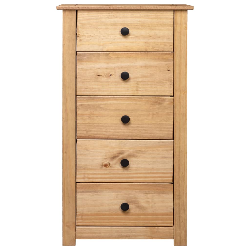 skænk Panama-serien 46x40x89 cm massivt fyrretræ