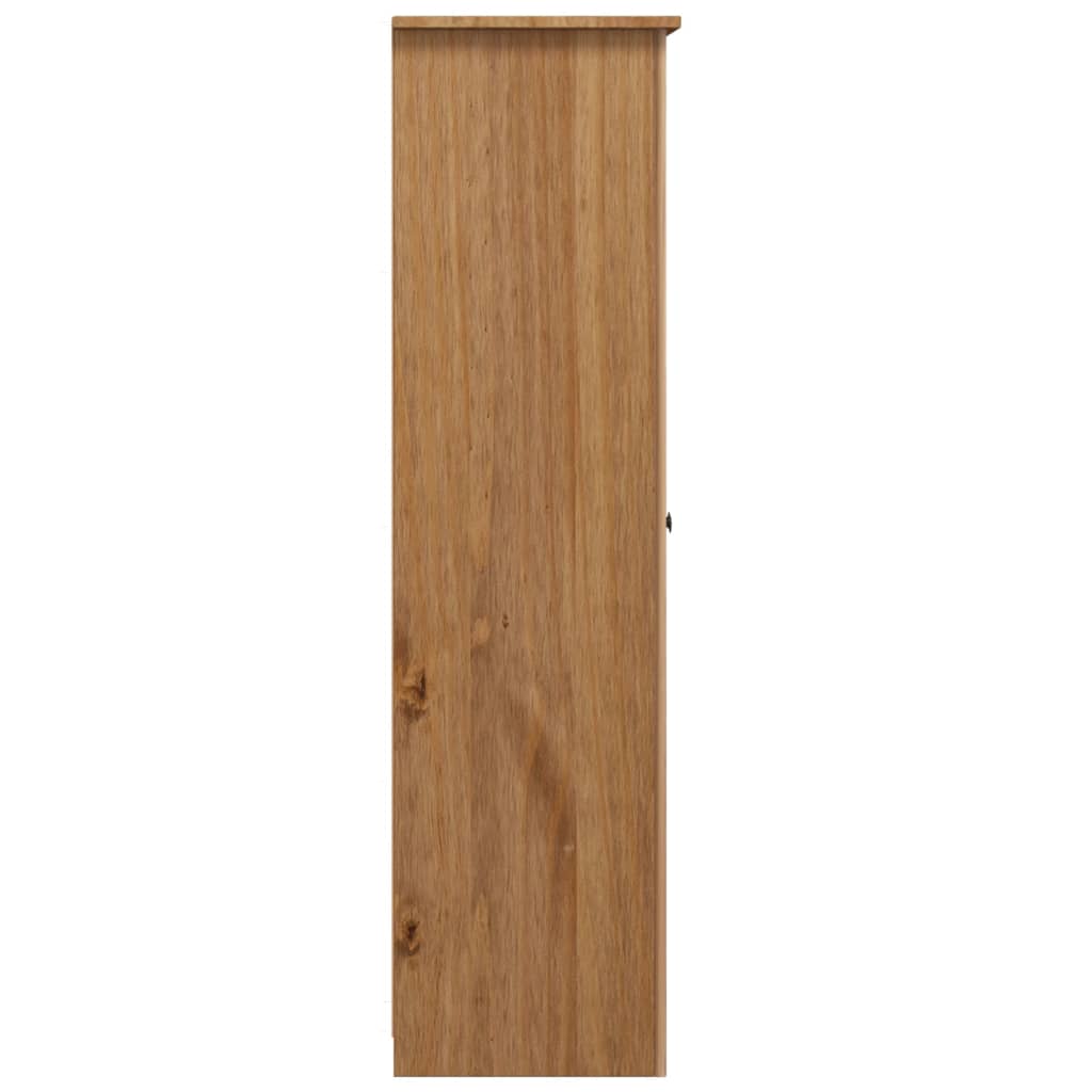 klædeskab med 3 låger 118 x 50 x 171,5 cm fyrretræ Panama