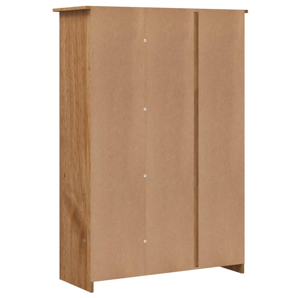klædeskab med 3 låger 118 x 50 x 171,5 cm fyrretræ Panama