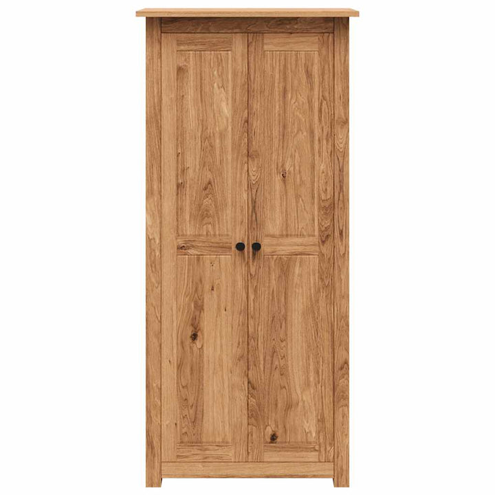 klædeskab Panama-serien 80x50x171,5 cm massivt fyrretræ