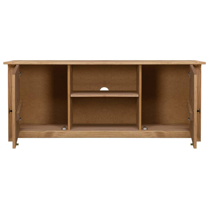 tv-bord Panama-serien 120x40x50 cm massivt fyrretræ