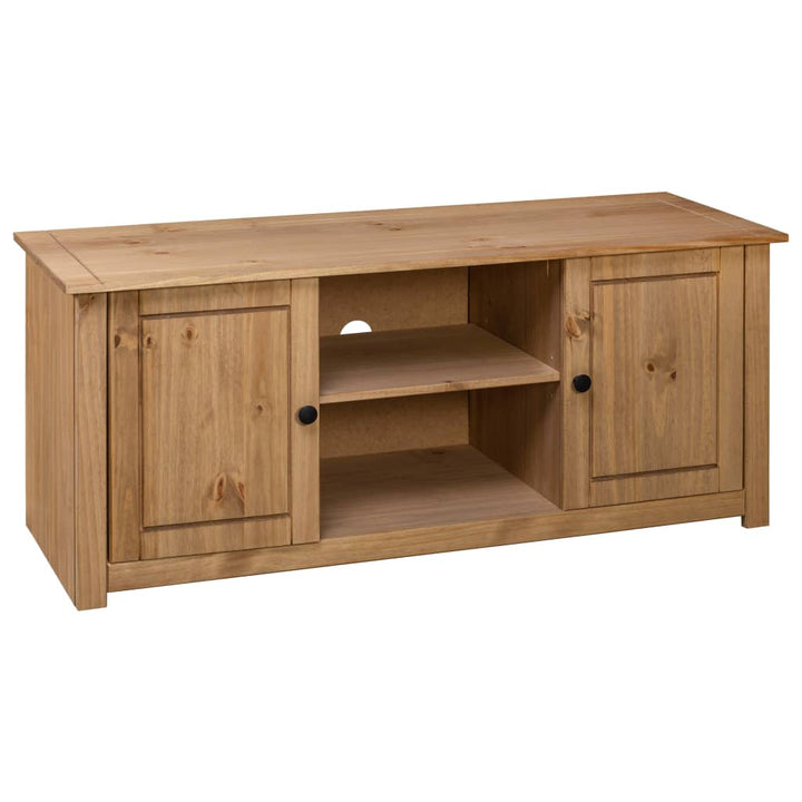 tv-bord Panama-serien 120x40x50 cm massivt fyrretræ