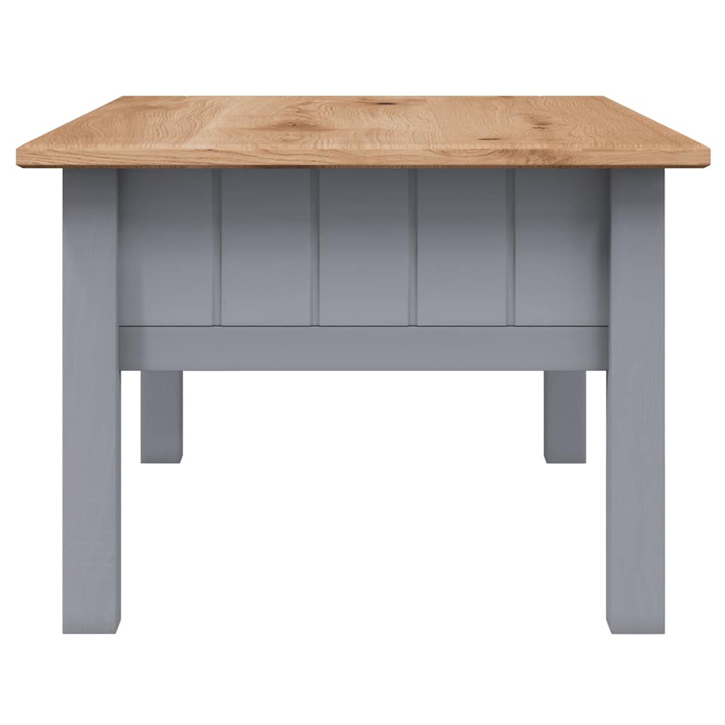 sofabord 100x60x43,5 cm massivt fyrretræ Panama grå