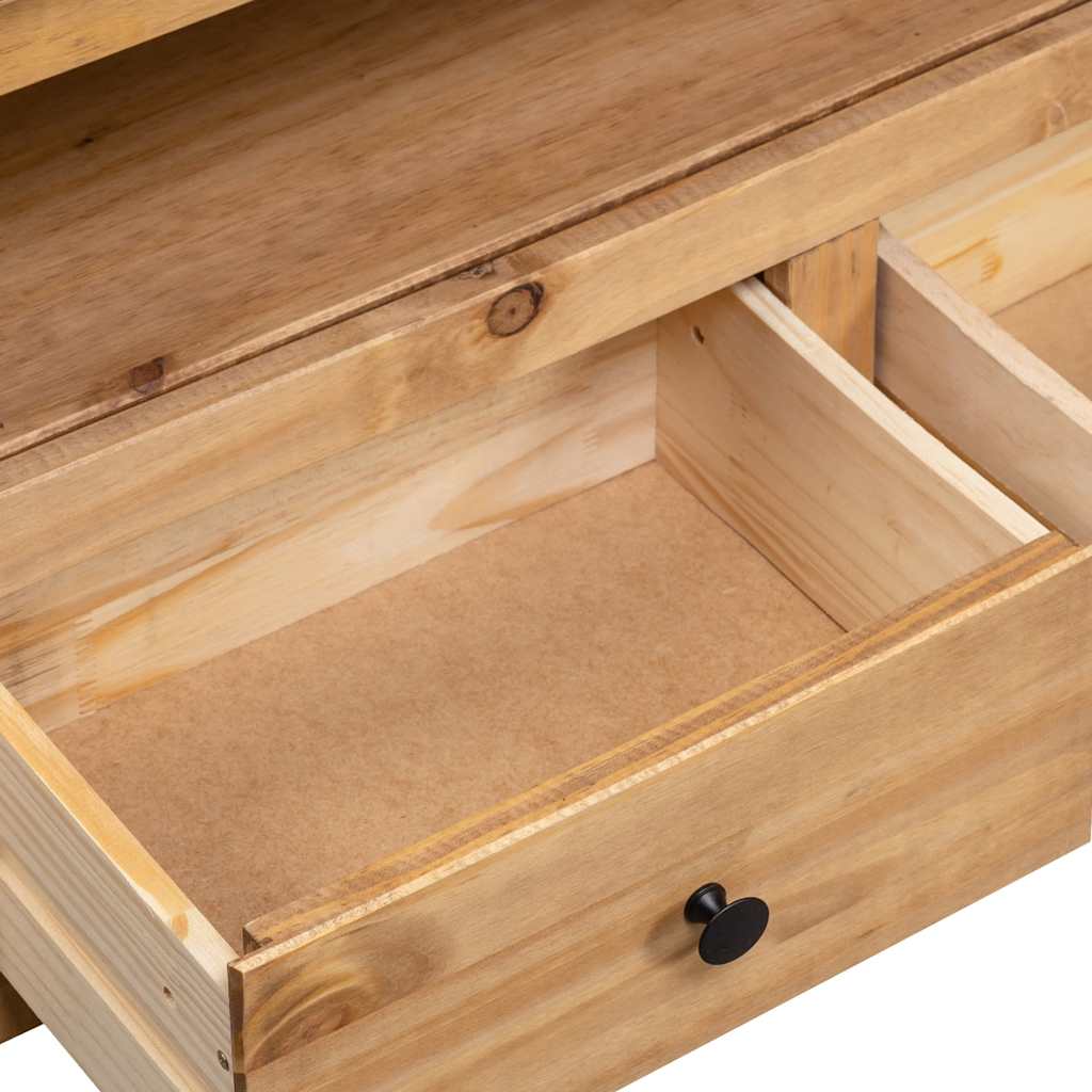 tv-skænk 93 x 49 x 49 cm massivt fyrretræ Panama